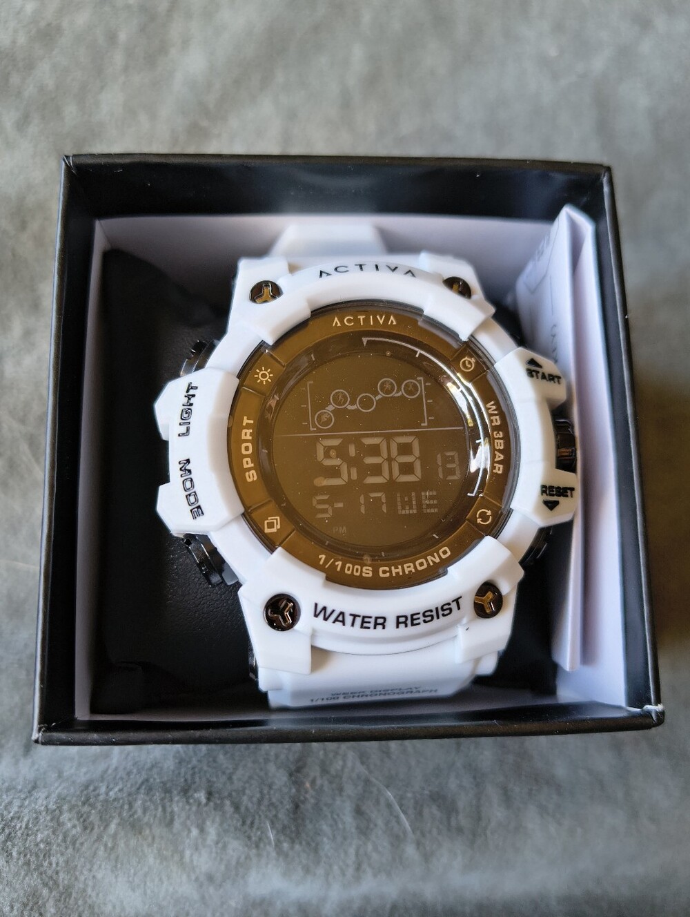 Activa Summit X Digital Watch White ACW8082-004